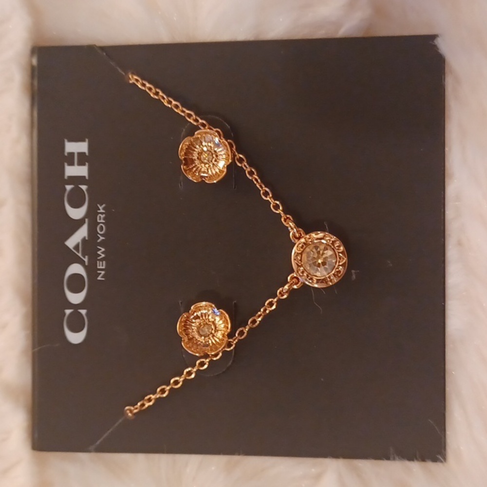 Coach Tea Rose 3-Piece Jewelry Set  - Authentic NWT